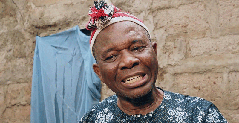 Nollywood actor Chiwetalu Agu (Uncle Amadi) in the movie