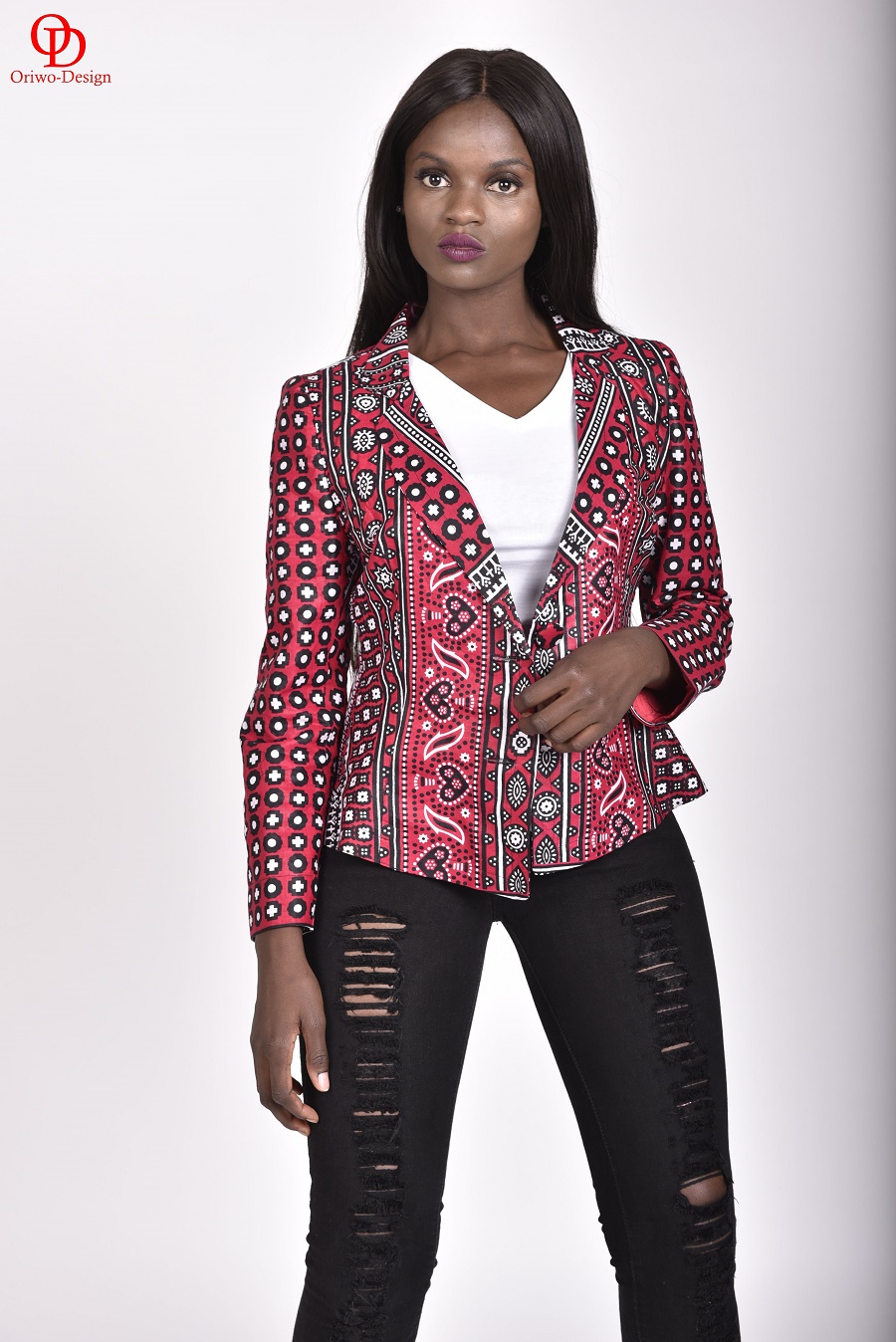 Red-Printed-LessoKhanga-Tailored-Blazer