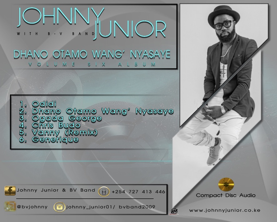 Johnny Junior - Dhano Otamo Wang' Nyasaye COver back