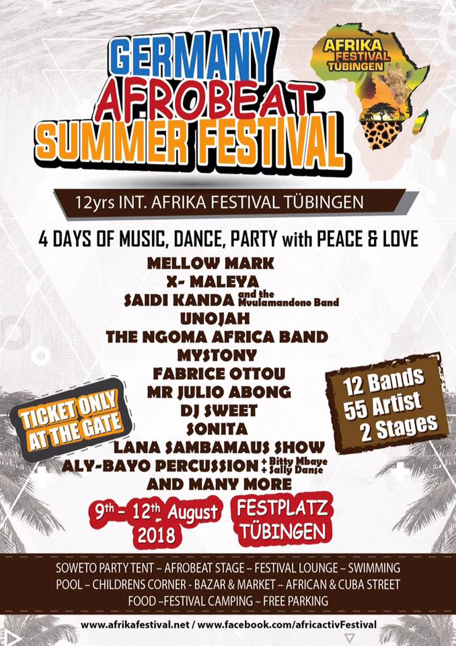 Afrika Festival Tübingen flyer