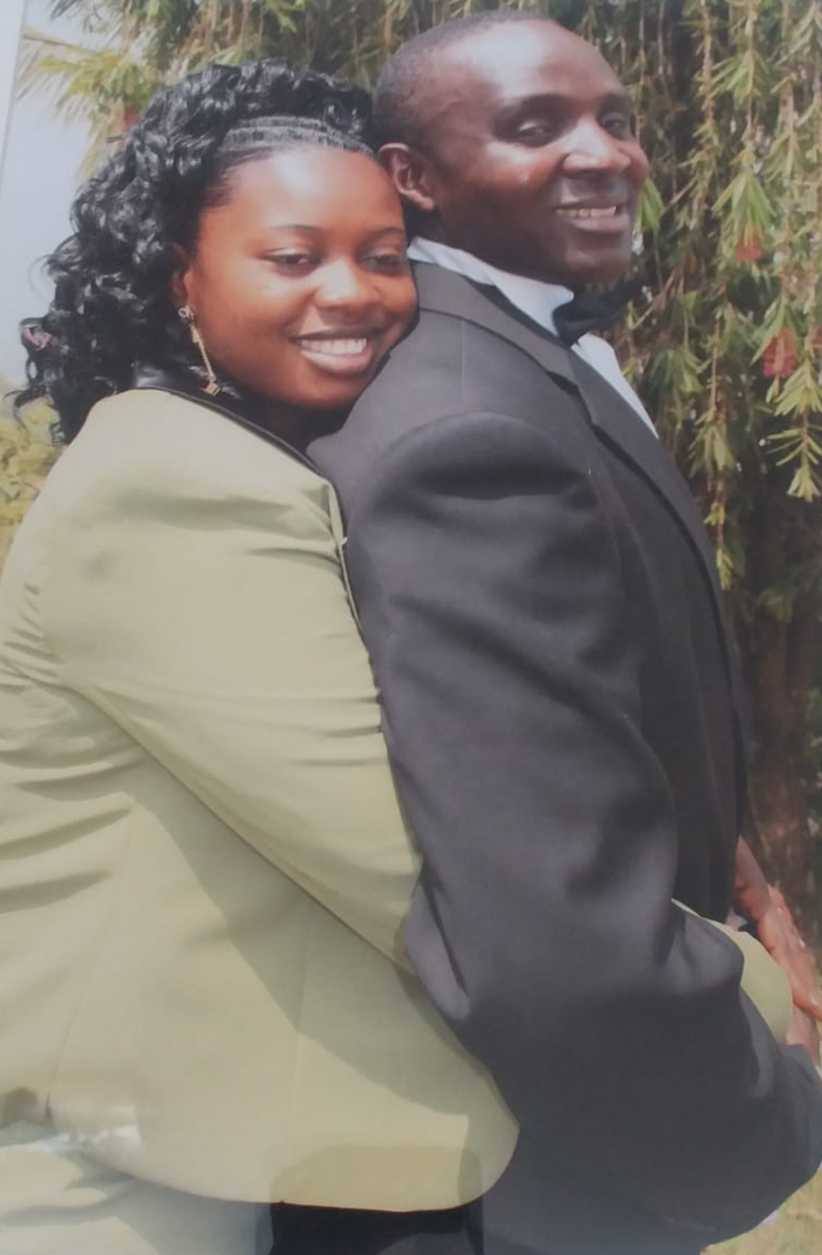 Felix Tatah and wife