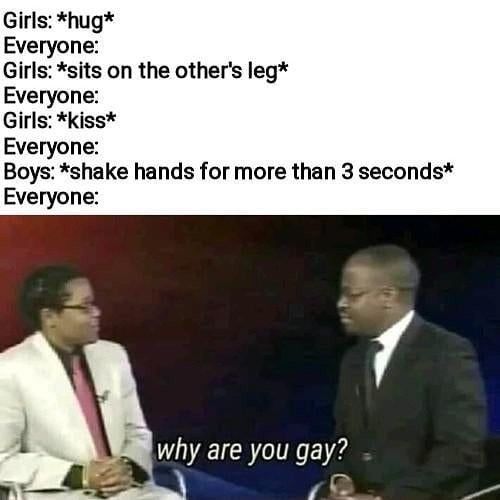 Why are you gay meme origin