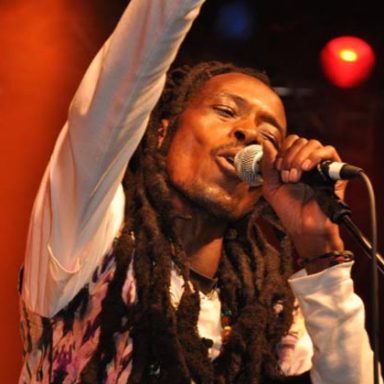 Ebrahim Makunja aka Ras Makunja Ngoma Africa band leader