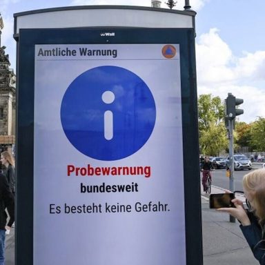 Germany tests warning sirens
