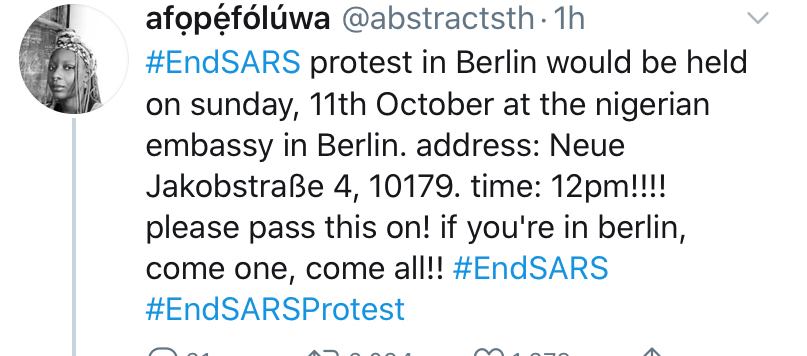 end sars tweet