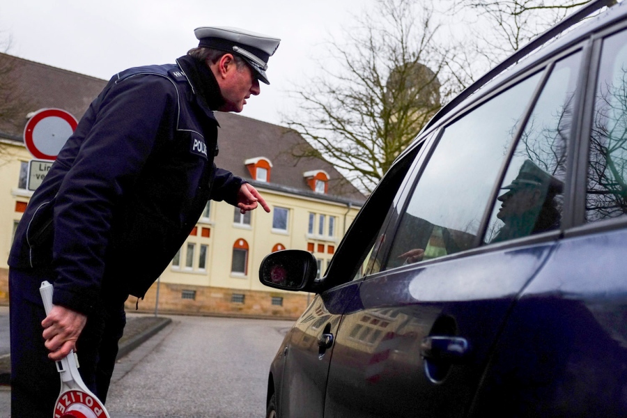 Germany Police intensify traffic controls throughout the country and