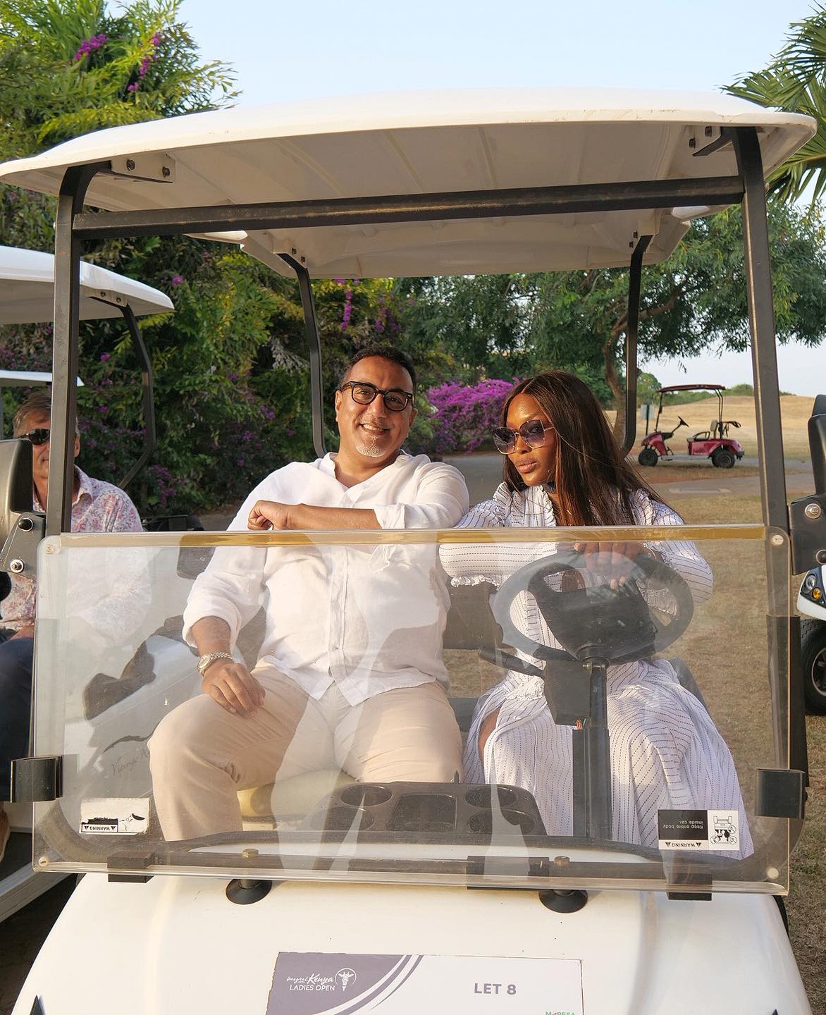 Kenya’s Tourism secretary Najib Balala and British supermodel Naomi Campbell (Photo: Ministry of Tourism – Kenya/Facebook)