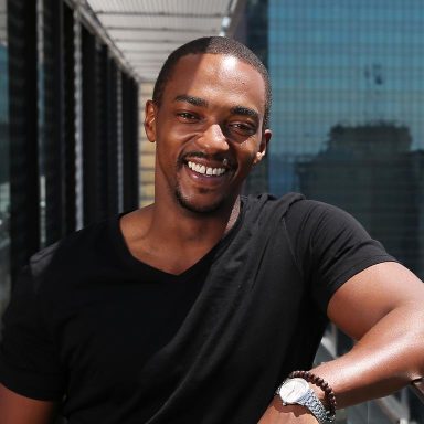 Anthony Mackie vacations in Kenya