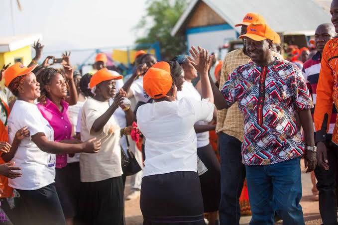 Mr Raila Odinga at a recent public event