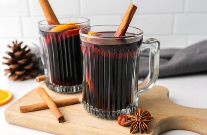 Glühwein is a well-known dry red wine by Germans